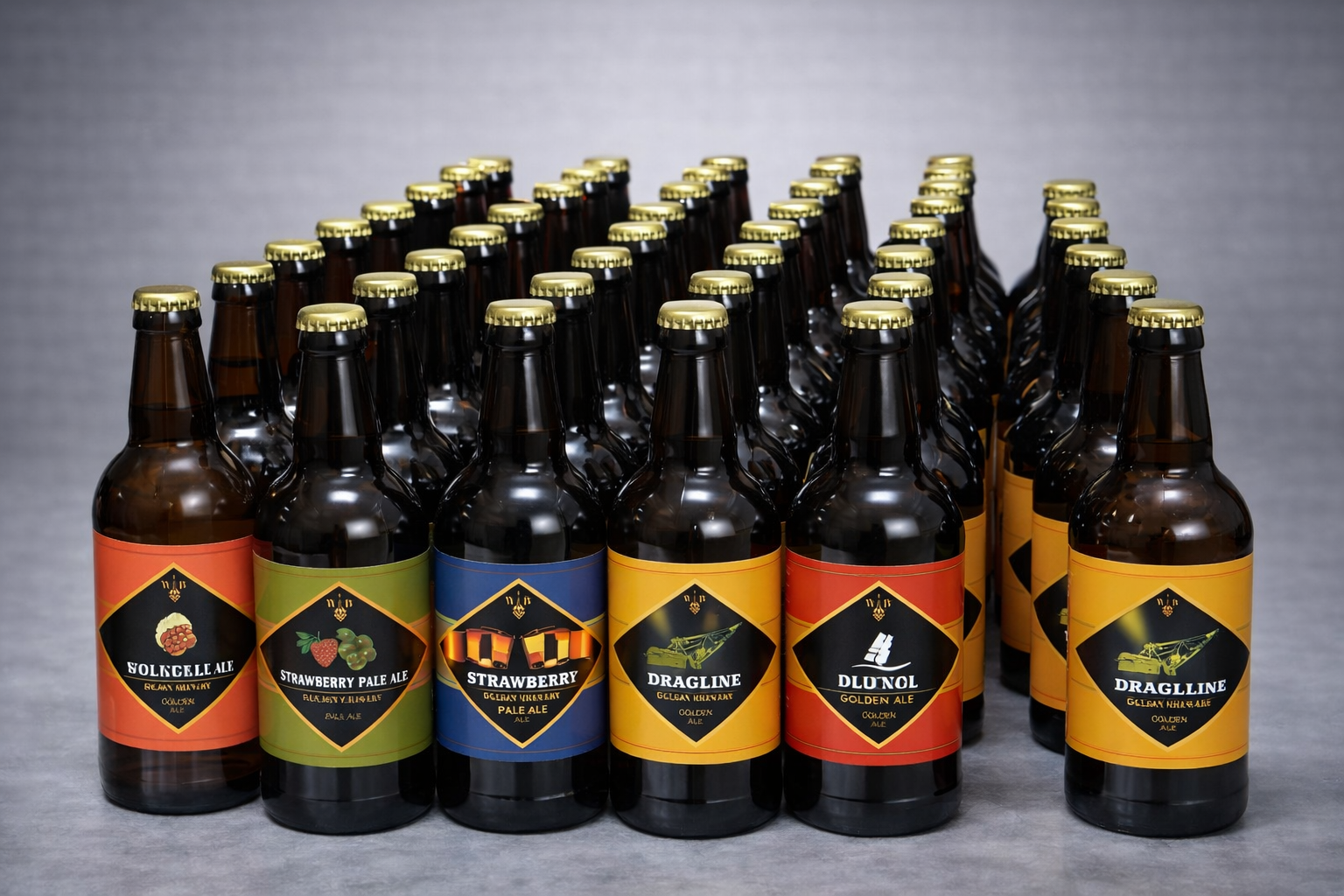 Dark Beer Box | 12 x 500ml Bottles | Stout & Black Lager